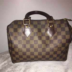 Loud vuittion speedy 25 damier ebene